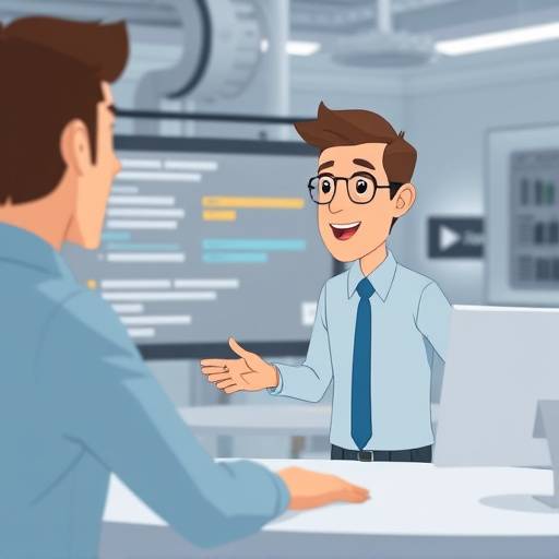 Animeret video til forklaring af en kompleks software løsning.