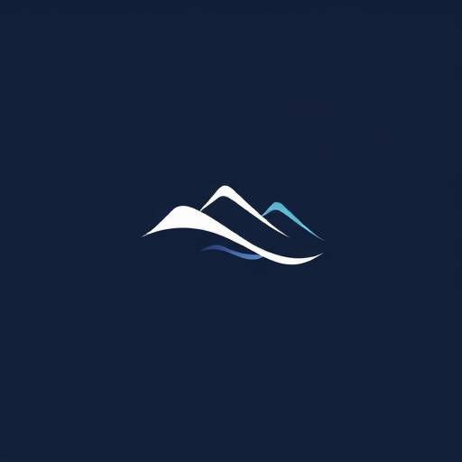 Eksempel på grafisk design - et stilrent logo design med en minimalistisk illustration.