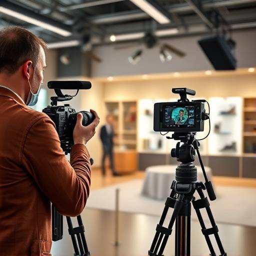 Eksempel på videoproduktion - en virksomhedspræsentation med interviews og produktfremvisning.
