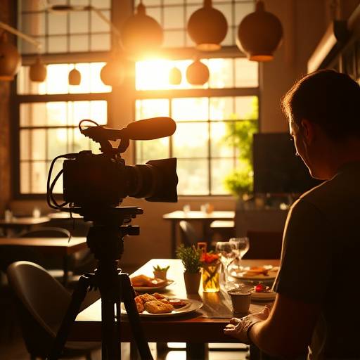 Eksempel på videoproduktion for en lokal restaurant.