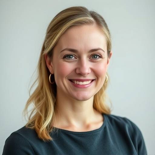 Portræt af Anna Sørensen, Marketingchef i Kreativt Mediehus
